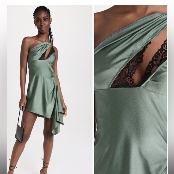 NEW Coperni Asymmetrical Mini Dress - Picture 4 of 13